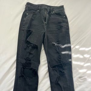 American Eagle Women’s Denim Distressed Straight Leg
